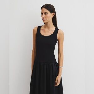 See You Monday Black Maxi tank dress sz medium